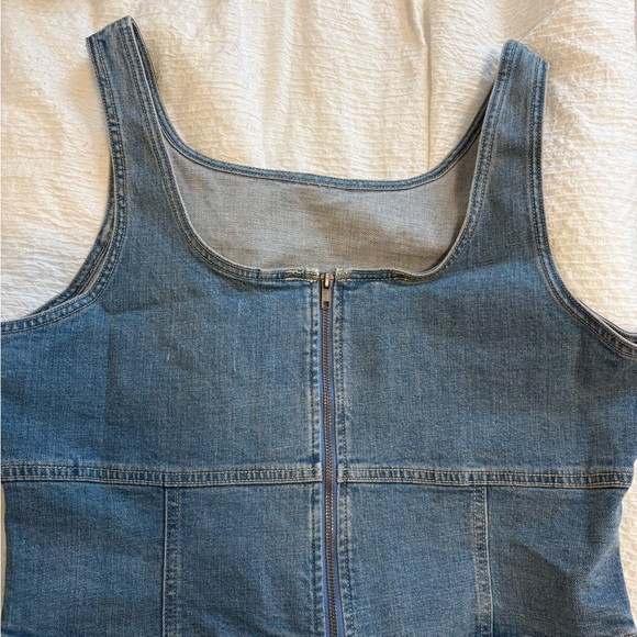 Cotton On Light Blue Denim Tank - Picture 3 of 7